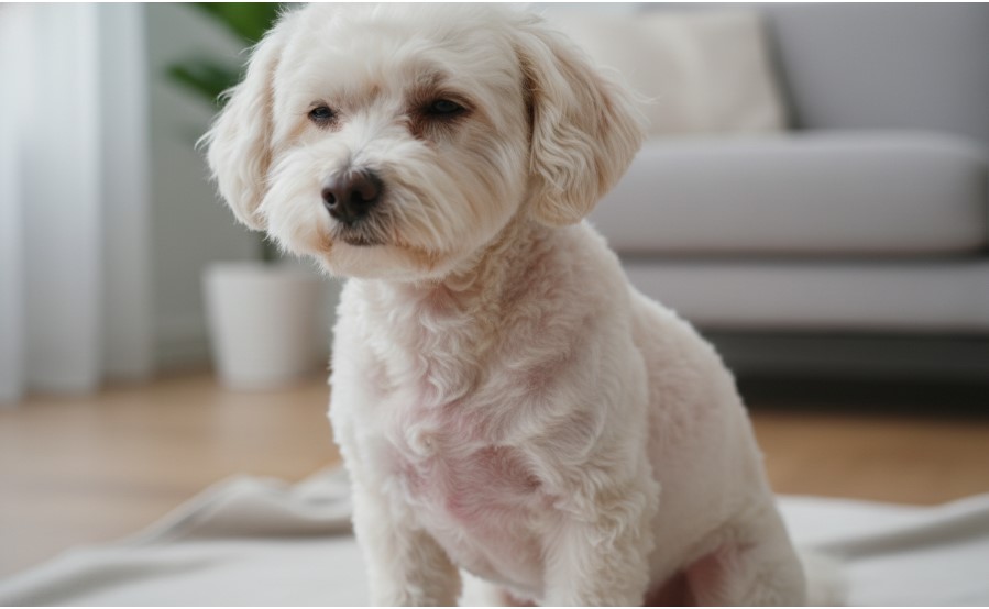 Dog private area irritated after grooming
