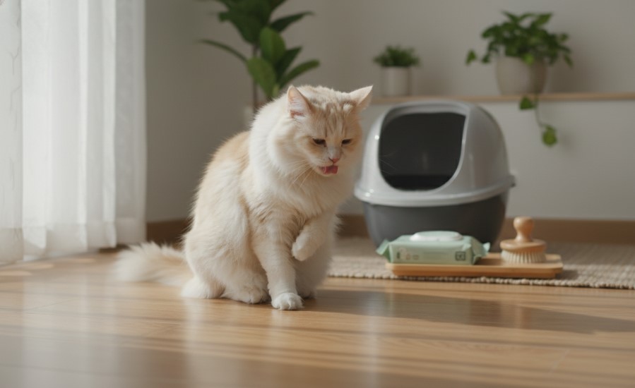 Should i wipe my cats bum after poop