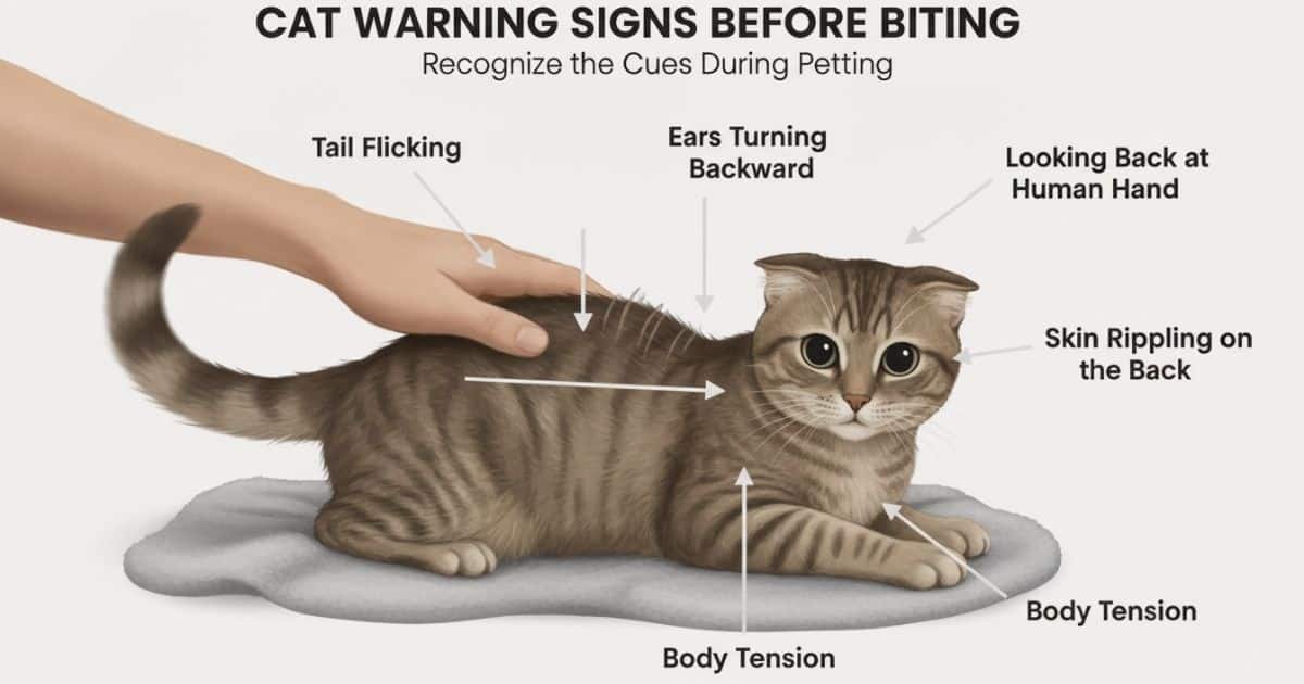 Why Does My Cat Attack Me After Petting? Cat warning signs before biting