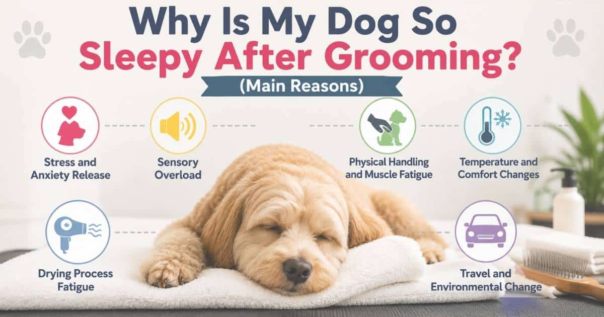 Why is my dog so sleepy after grooming? Why Is My Dog So Sleepy After Grooming Reasons