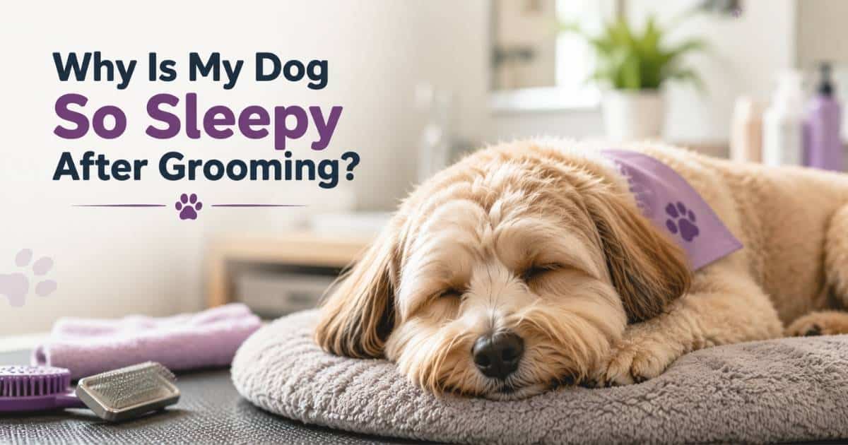 Why is my dog so sleepy after grooming? Why is my dog so sleepy after grooming