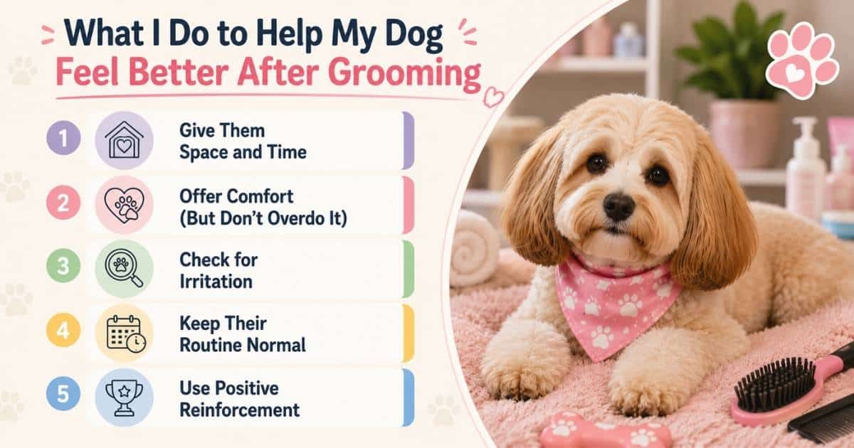 What I Do to Help My Dog Feel Better After Grooming