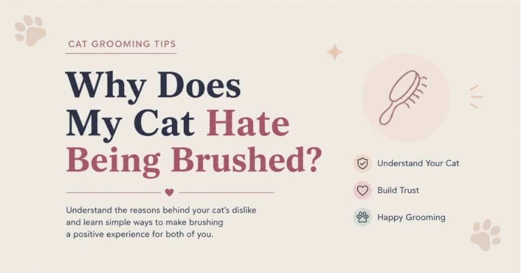 Why does my cat hate being brushed